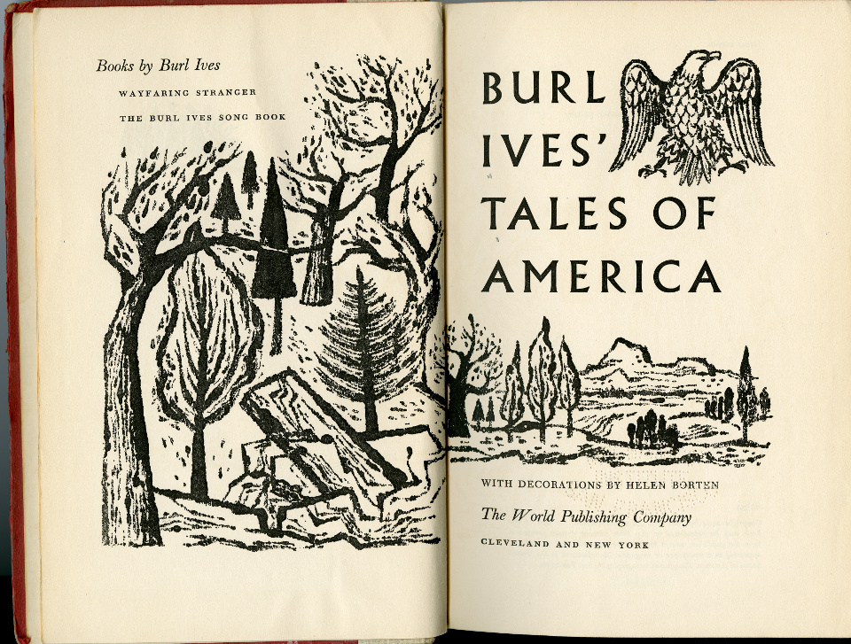 Cover for Tales of America by Burl Ives